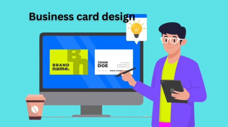 business card design