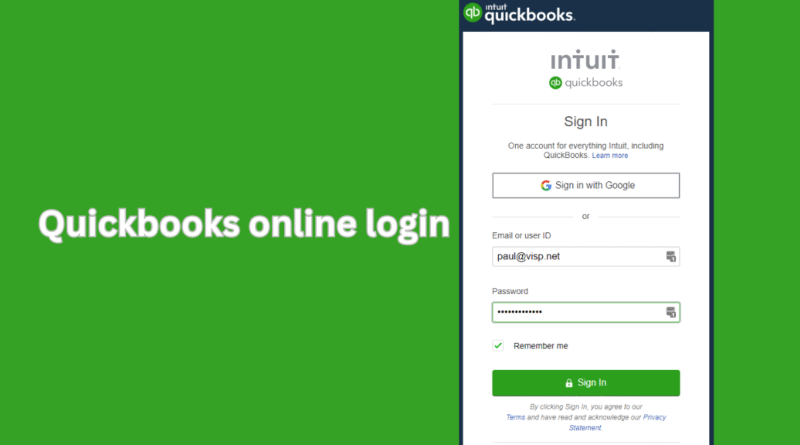 quickbooks online login