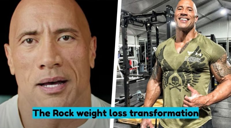 The Rock weight loss transformation